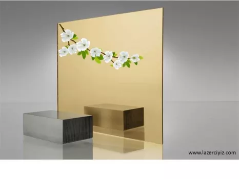 Gold Aynalı Pleksi  2,8 mm ( Altın Pleksi )