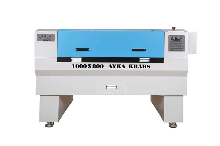 AK- Tek Kafa 80x100 Lazer Kesim Makinesi